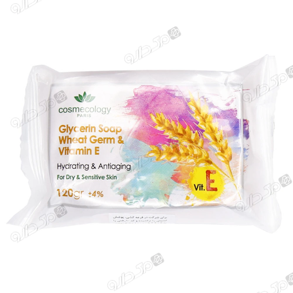 صابون گلیسیرینه جوانه گندم و ویتامین E کاسمکولوژی